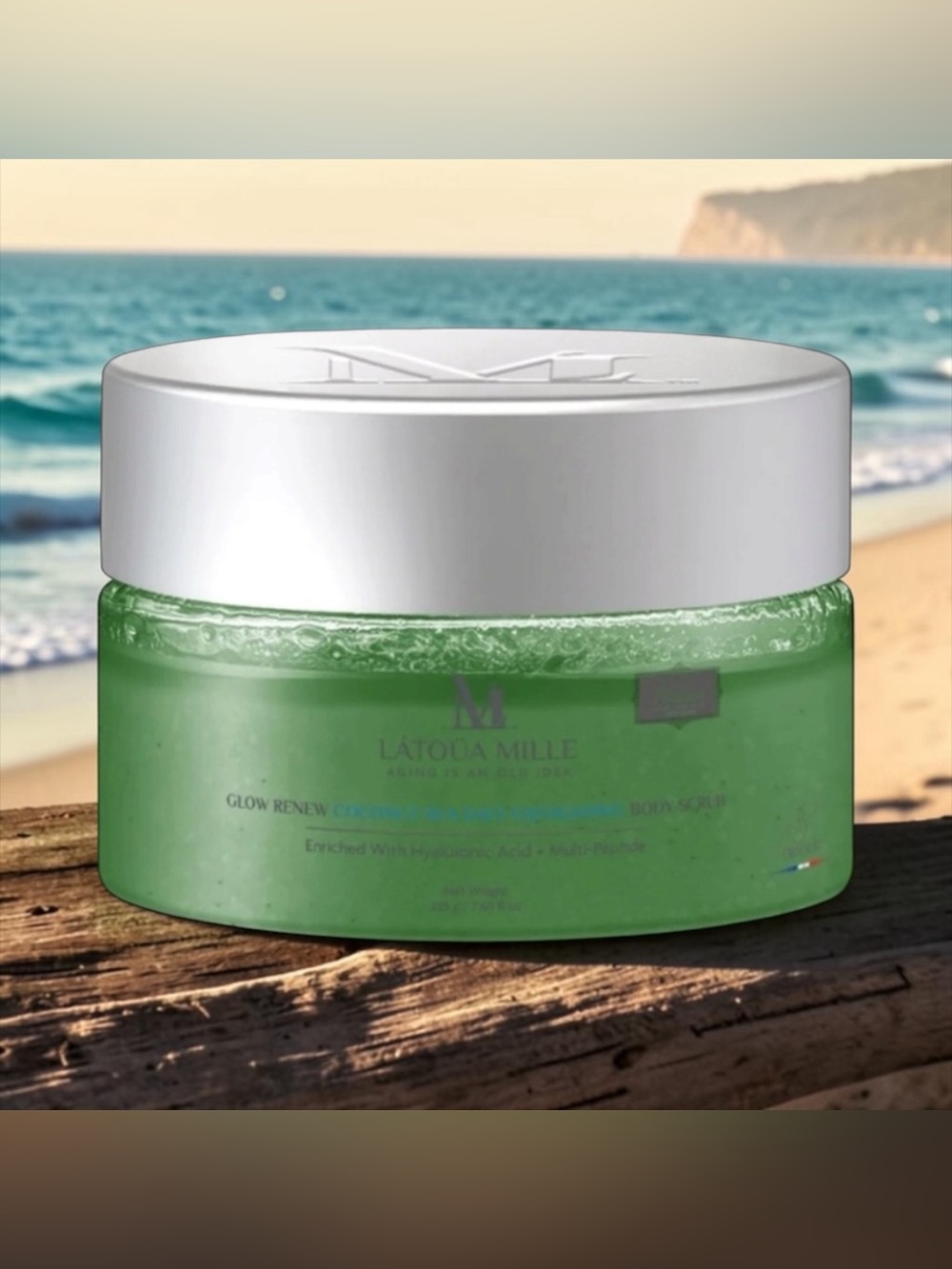 Latoua Mille Glow Renew Green Body Scrub